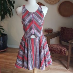 Line & Dot Colorfull Summer Dress